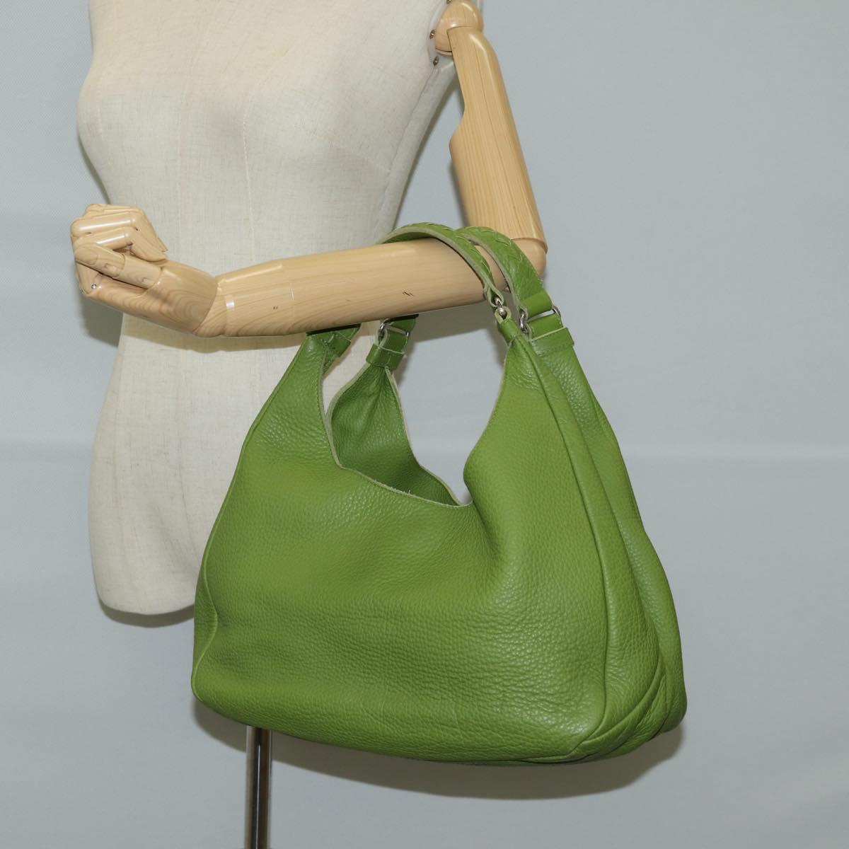 Bottega Veneta, Green, Leather, shoulder