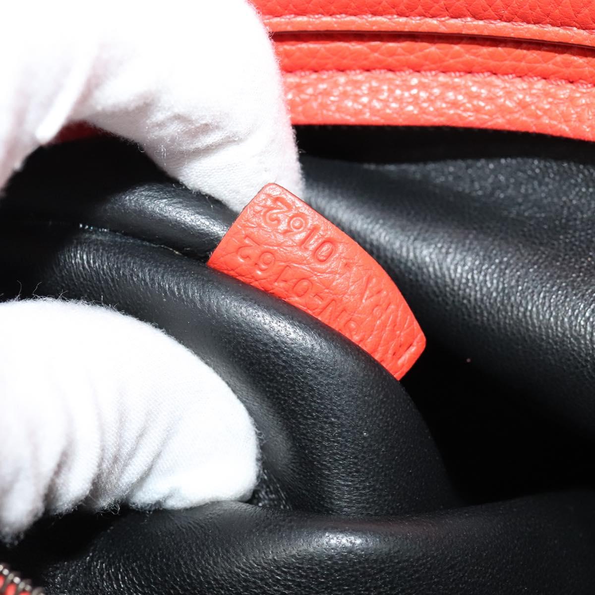 Céline Trapèze, Red, Leather, handbag
