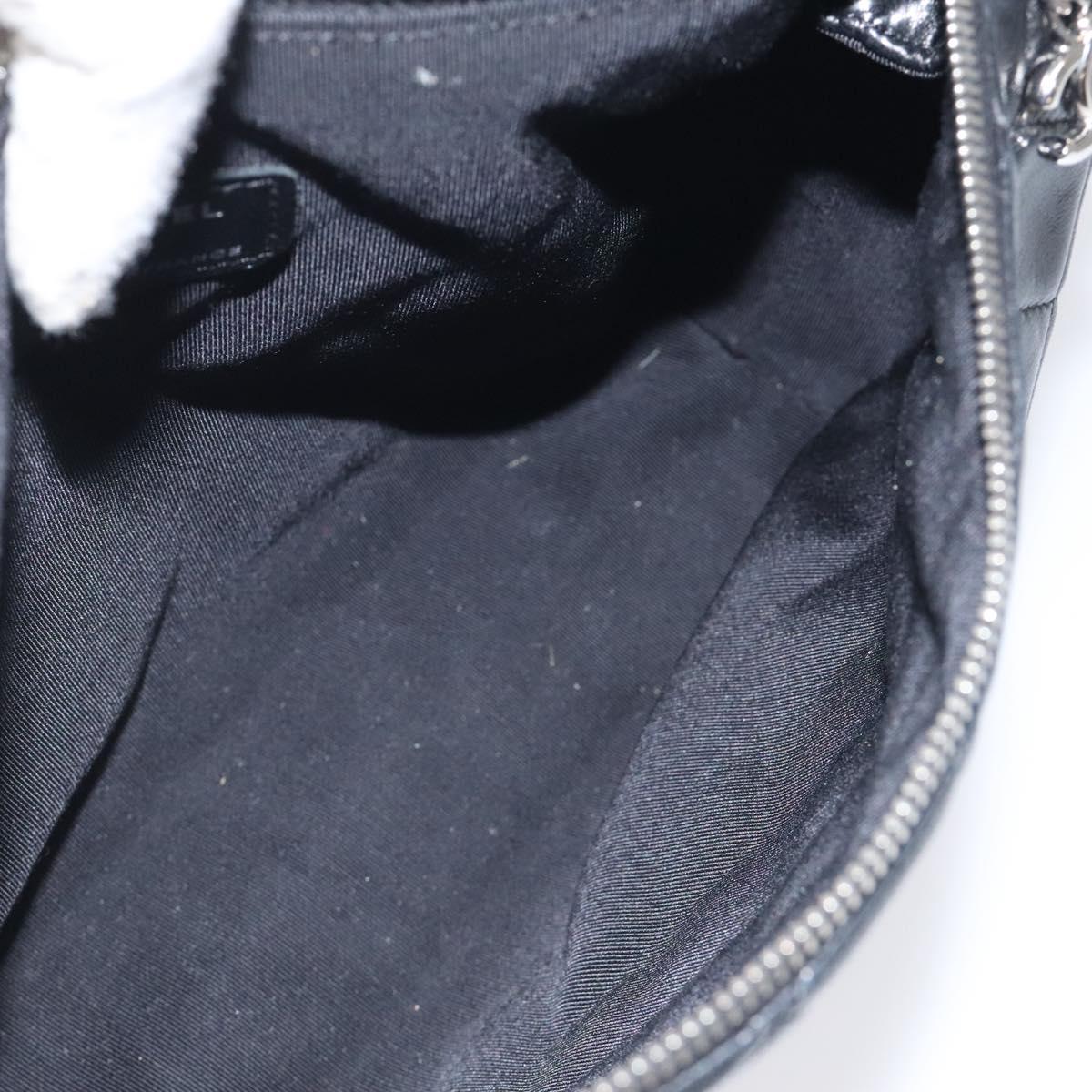 Chanel Timeless, Black, Leather, clutch