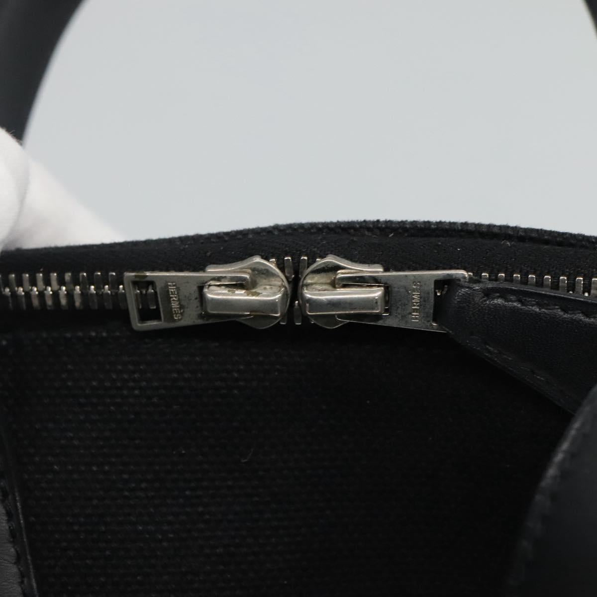 Hermès Heeboo, Black, Canvas, handbag