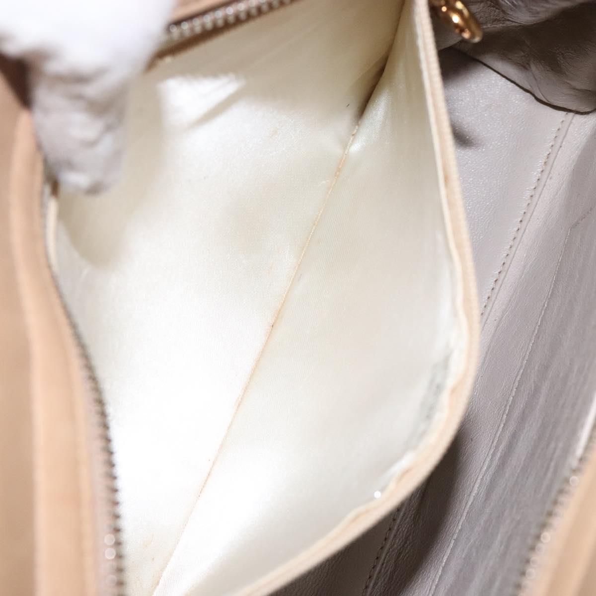 Chanel Camera, Beige, Leather, shoulder