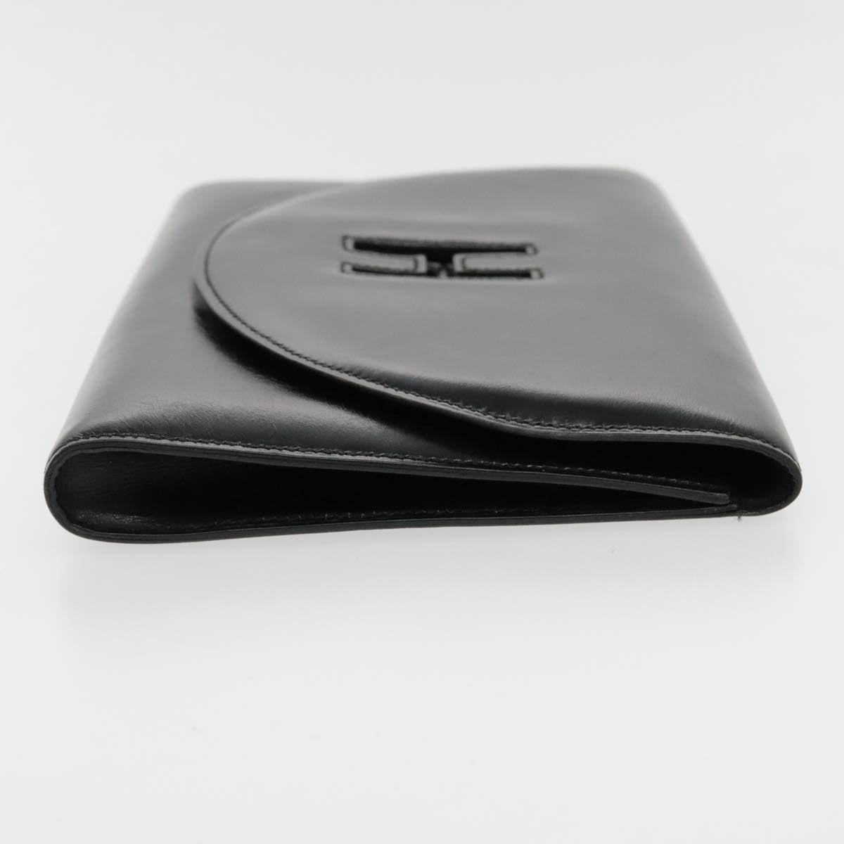 Hermès H, Black, Leather, clutch