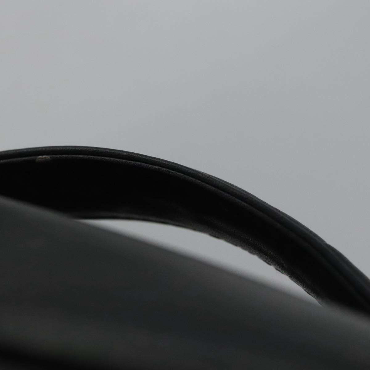 Chanel Vanity, Black, Leather, clutch