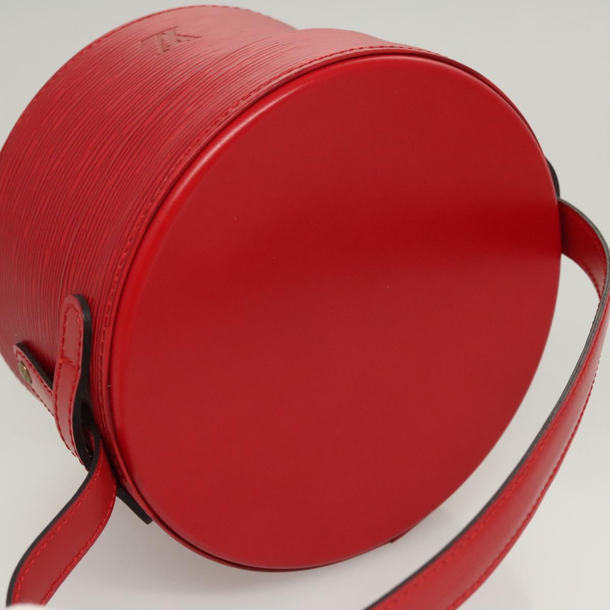 Louis Vuitton Vanity, Red, Leather, handbag