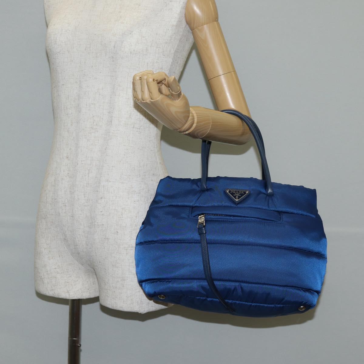 Prada Re-Nylon, Blue, NYLON, handbag