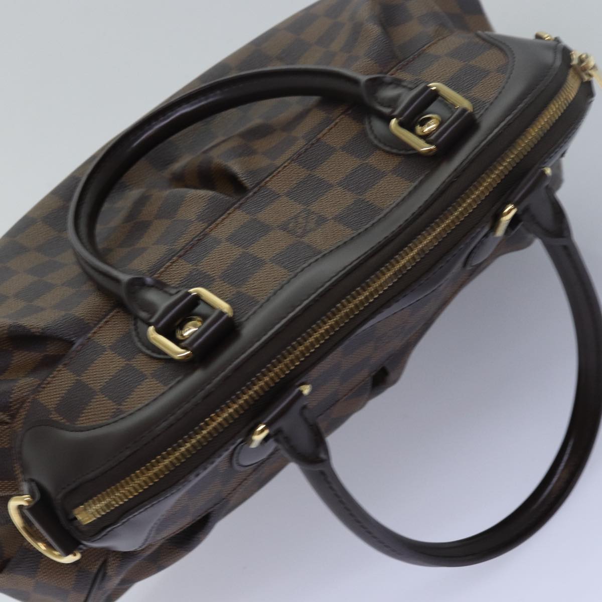 Louis Vuitton Trevi, Brown, Canvas, handbag