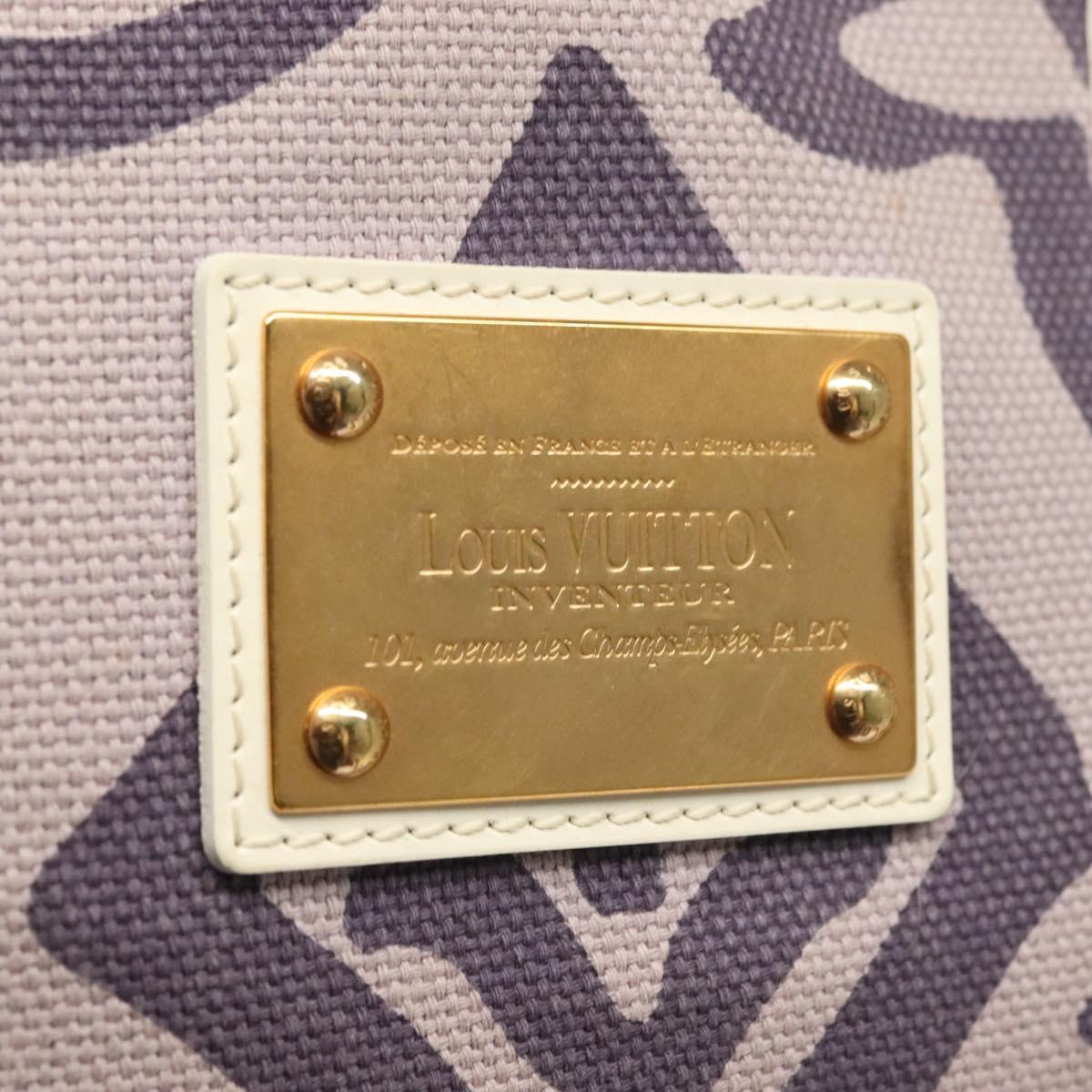 Louis Vuitton Tahitienne, Purple, Canvas, shoulder