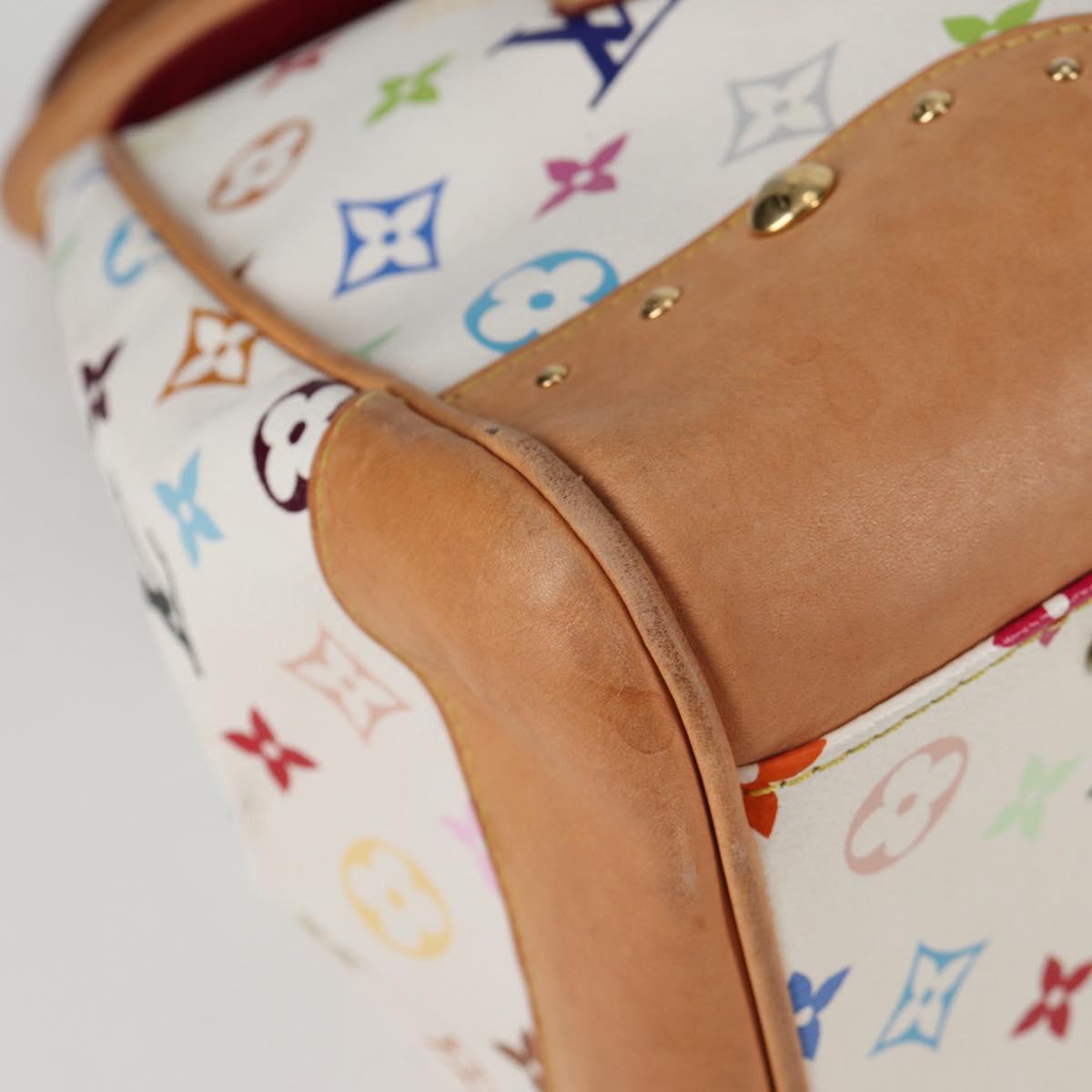 Louis Vuitton Beverly, White, Canvas, handbag