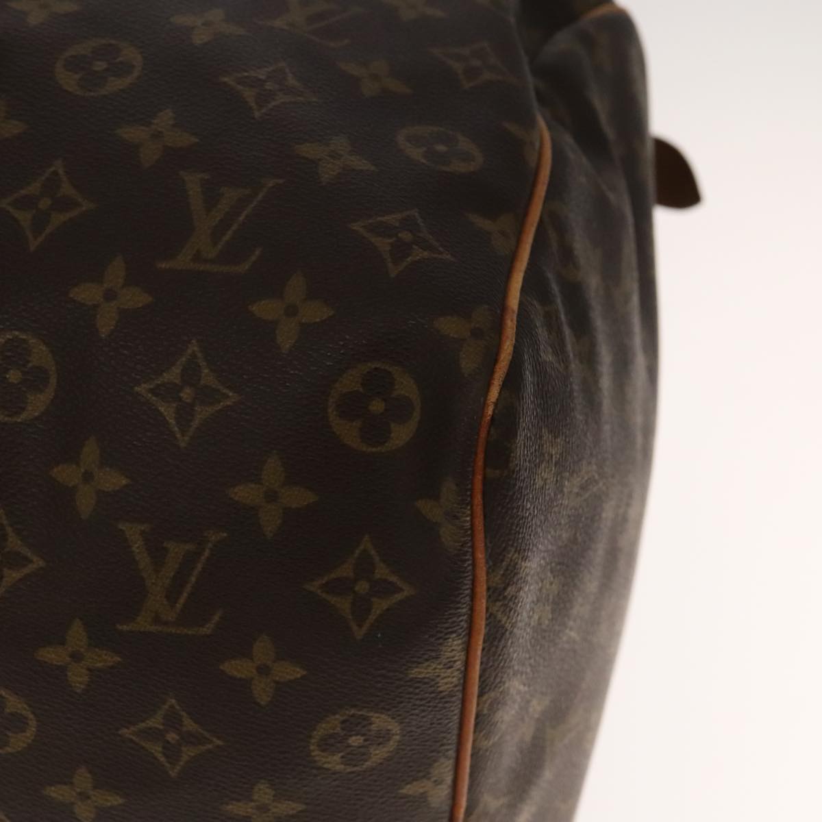 Louis Vuitton Keepall 60, Brown, Canvas, travel
