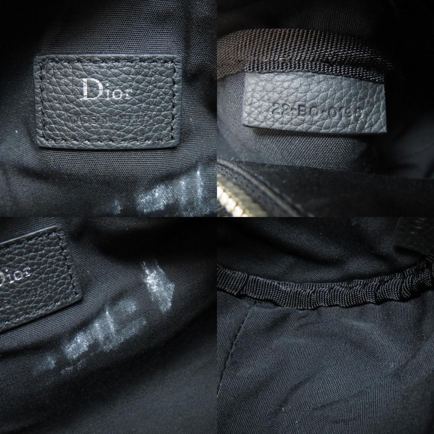 Dior Roller, Black, Leather, shoulder