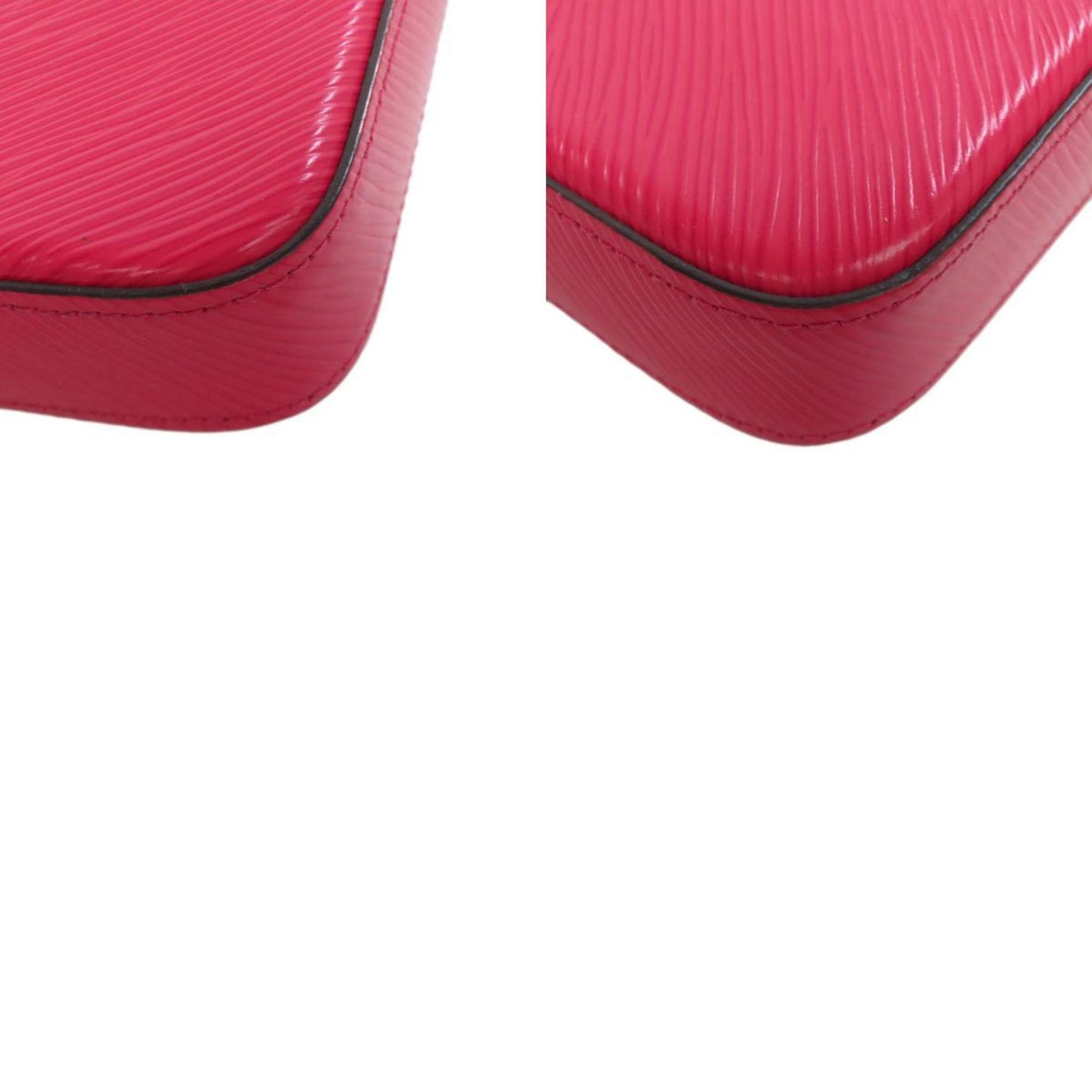 Louis Vuitton Felicie, Pink, Leather, clutch