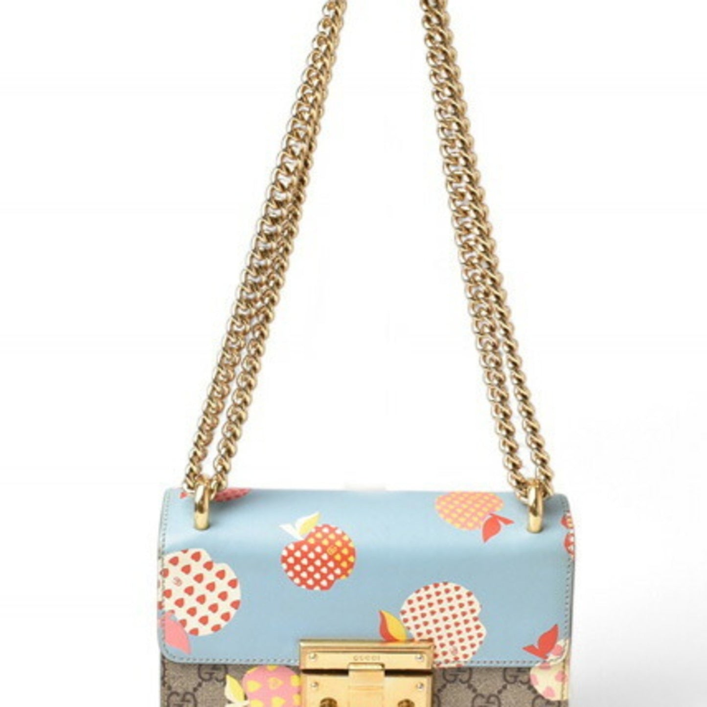 Gucci Padlock, Multicolour, Canvas, shoulder