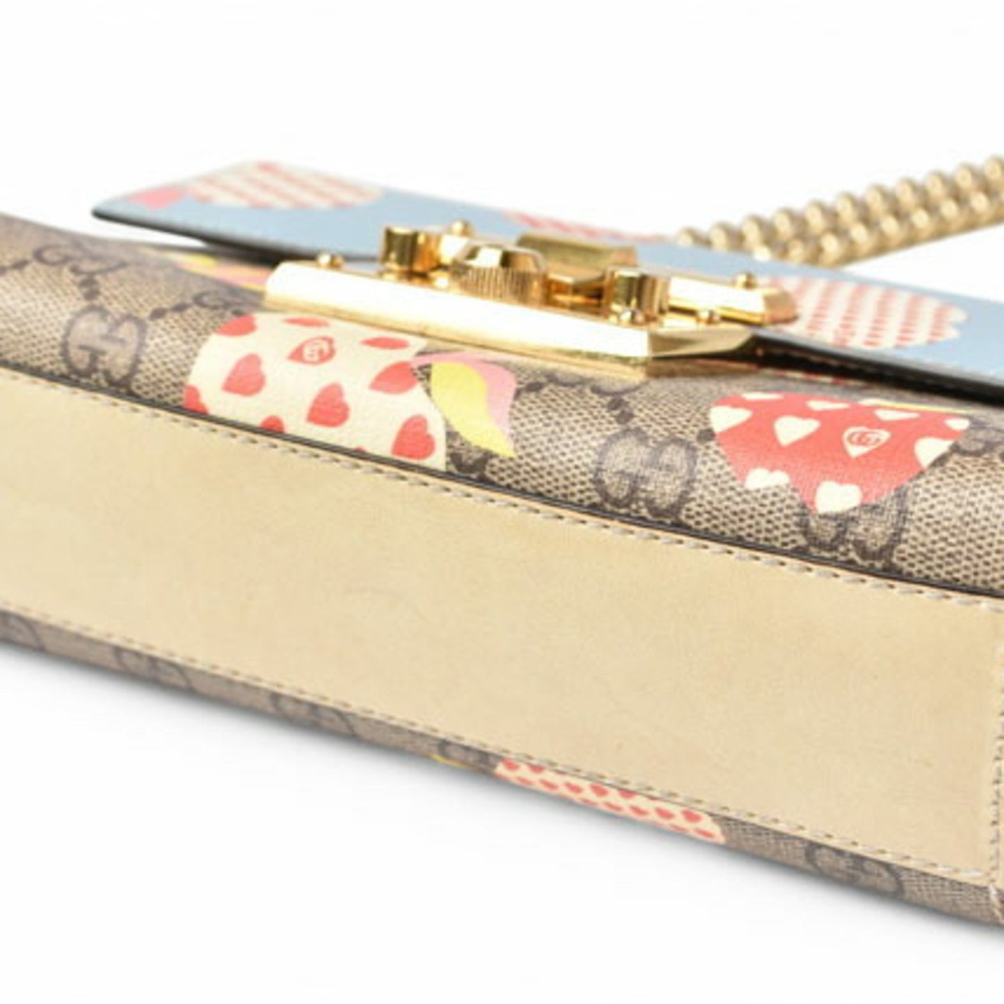 Gucci Padlock, Multicolour, Canvas, shoulder