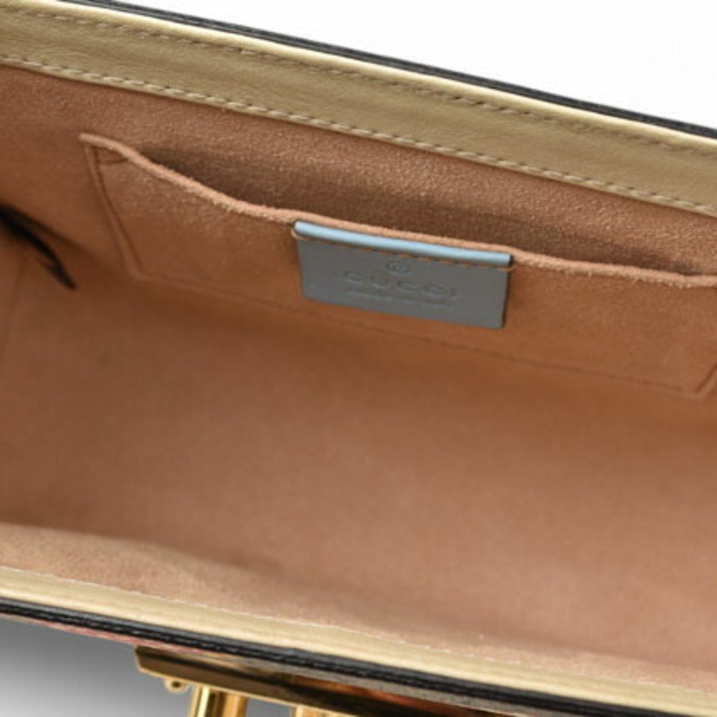 Gucci Padlock, Multicolour, Canvas, shoulder