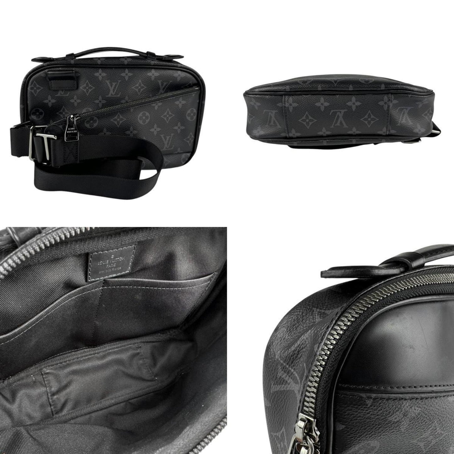 Louis Vuitton Bum bag, Black, Canvas, handbag
