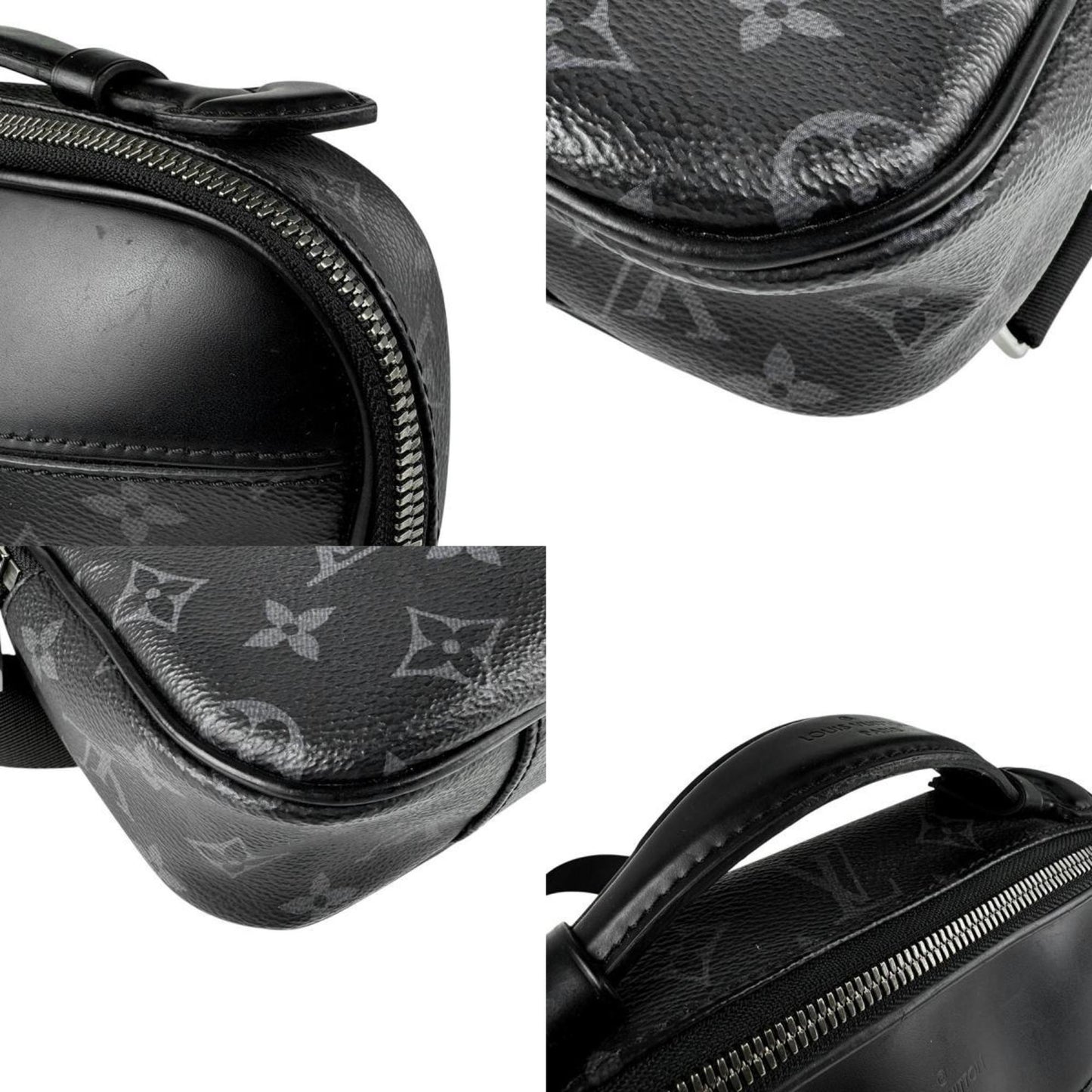 Louis Vuitton Bum bag, Black, Canvas, handbag