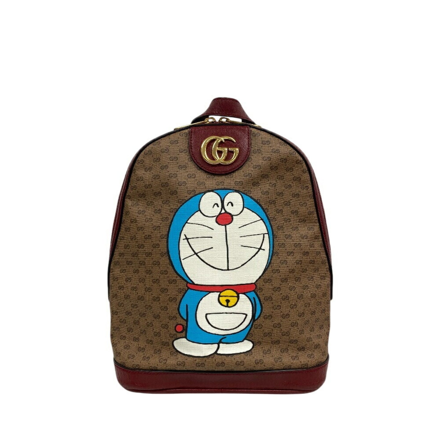 Gucci Ophidia, Brown, Canvas, backpack