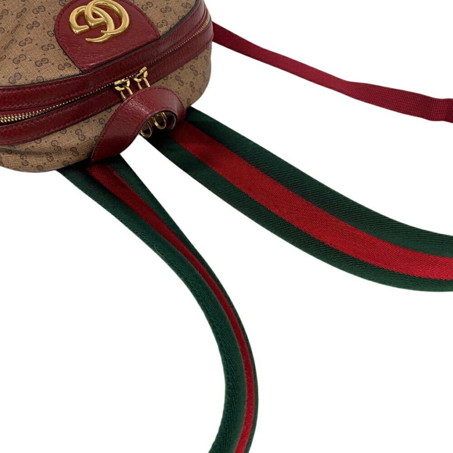 Gucci Ophidia, Brown, Canvas, backpack