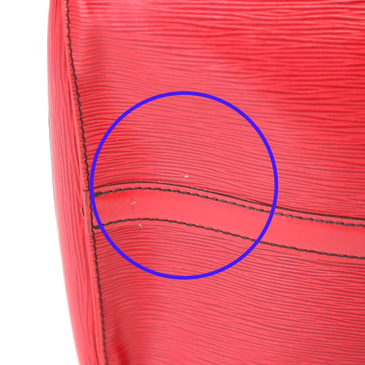 Louis Vuitton Keepall 60, Red, Leather, travel