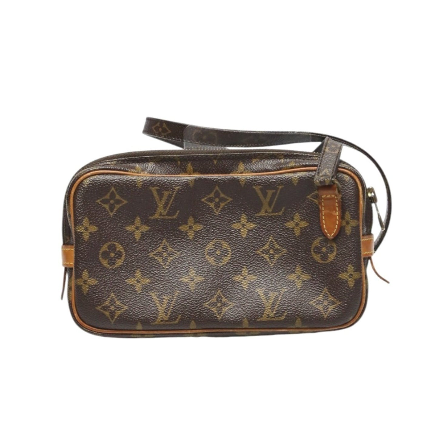 Louis Vuitton Marly, Brown, Canvas, shoulder