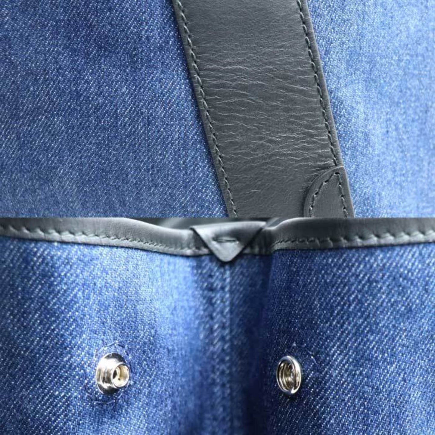 Balenciaga Cabas, Blue, Denim - Jeans, tote