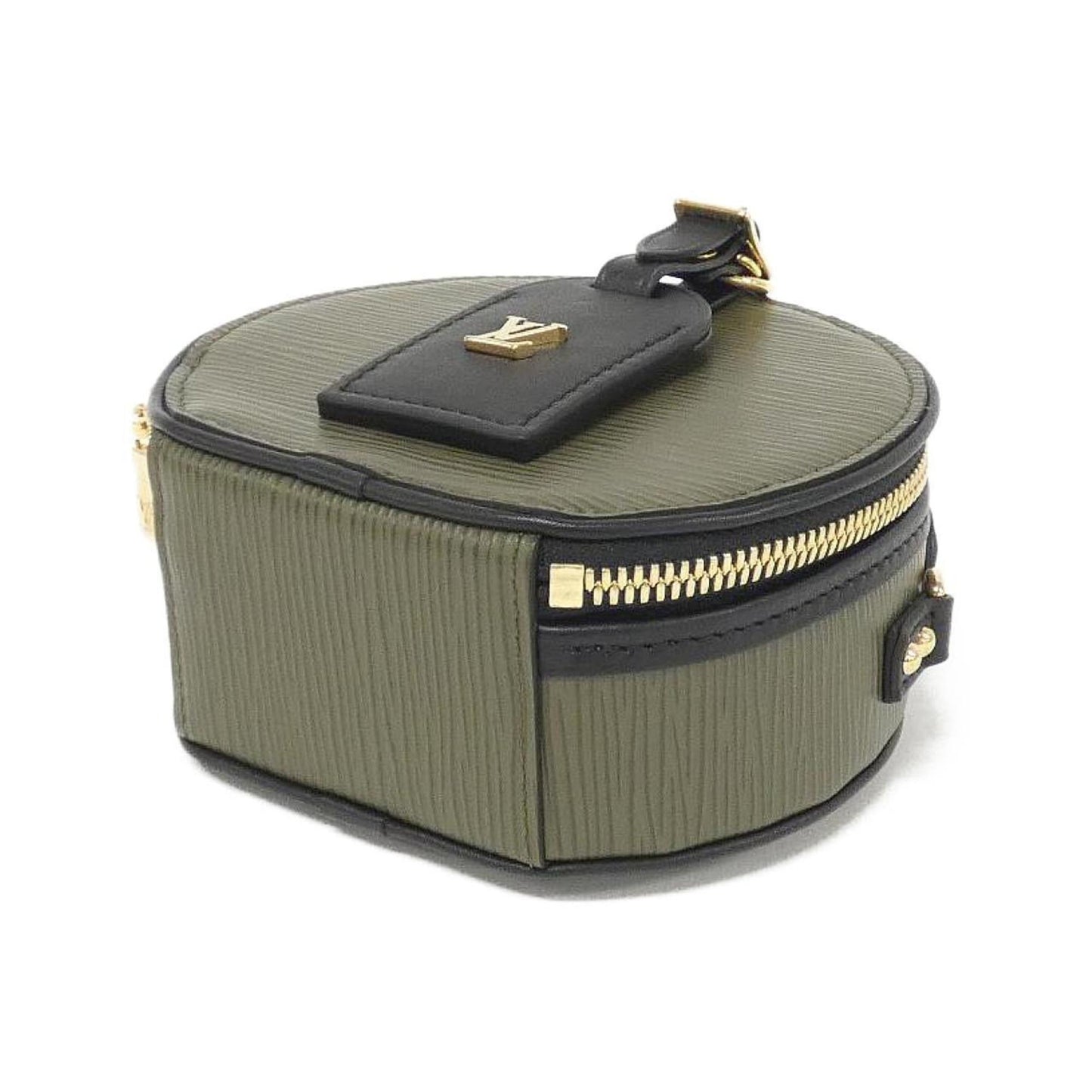 Louis Vuitton Mini boîte chapeau, Khaki, Leather, shoulder