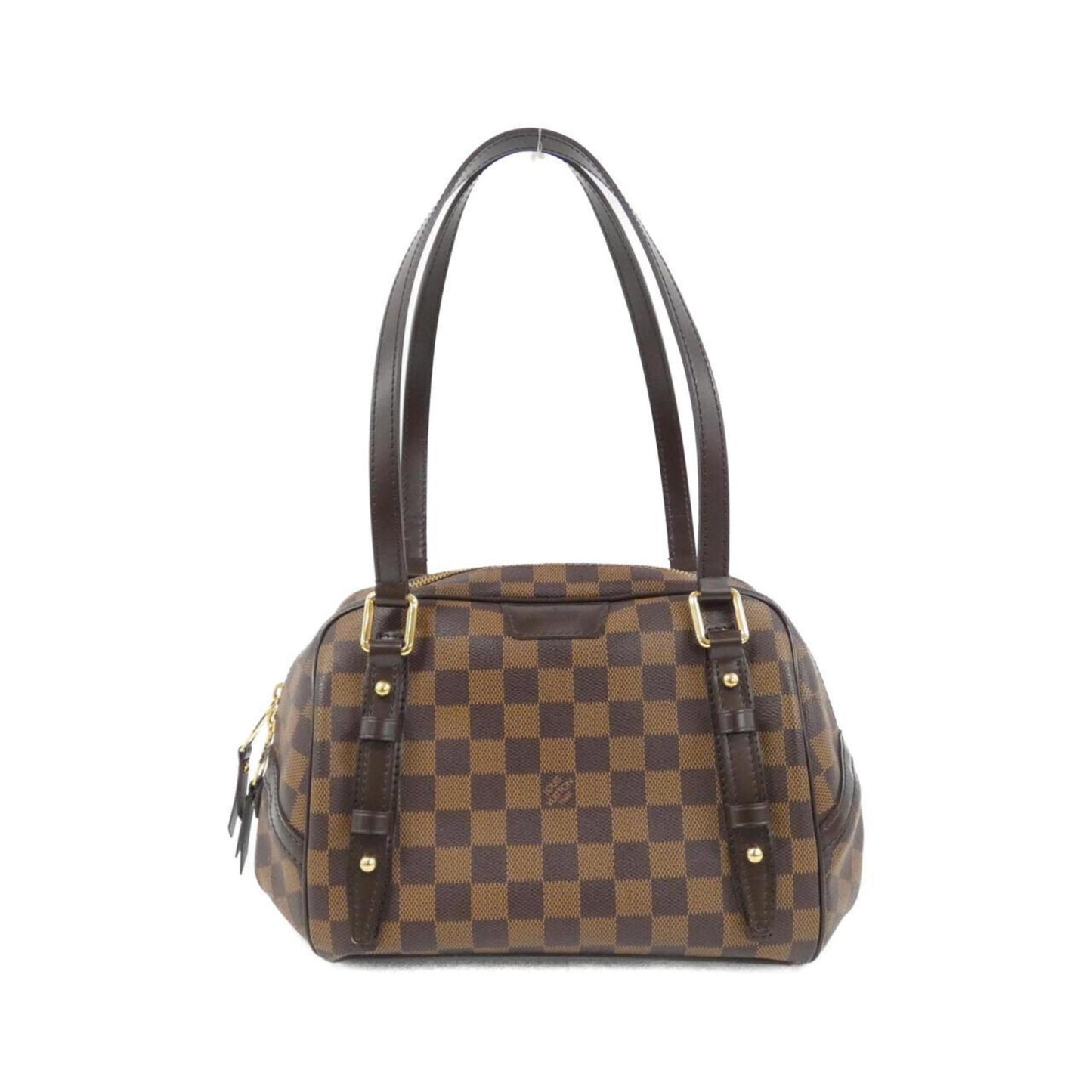 Louis Vuitton Rivington, Brown, Canvas, shoulder
