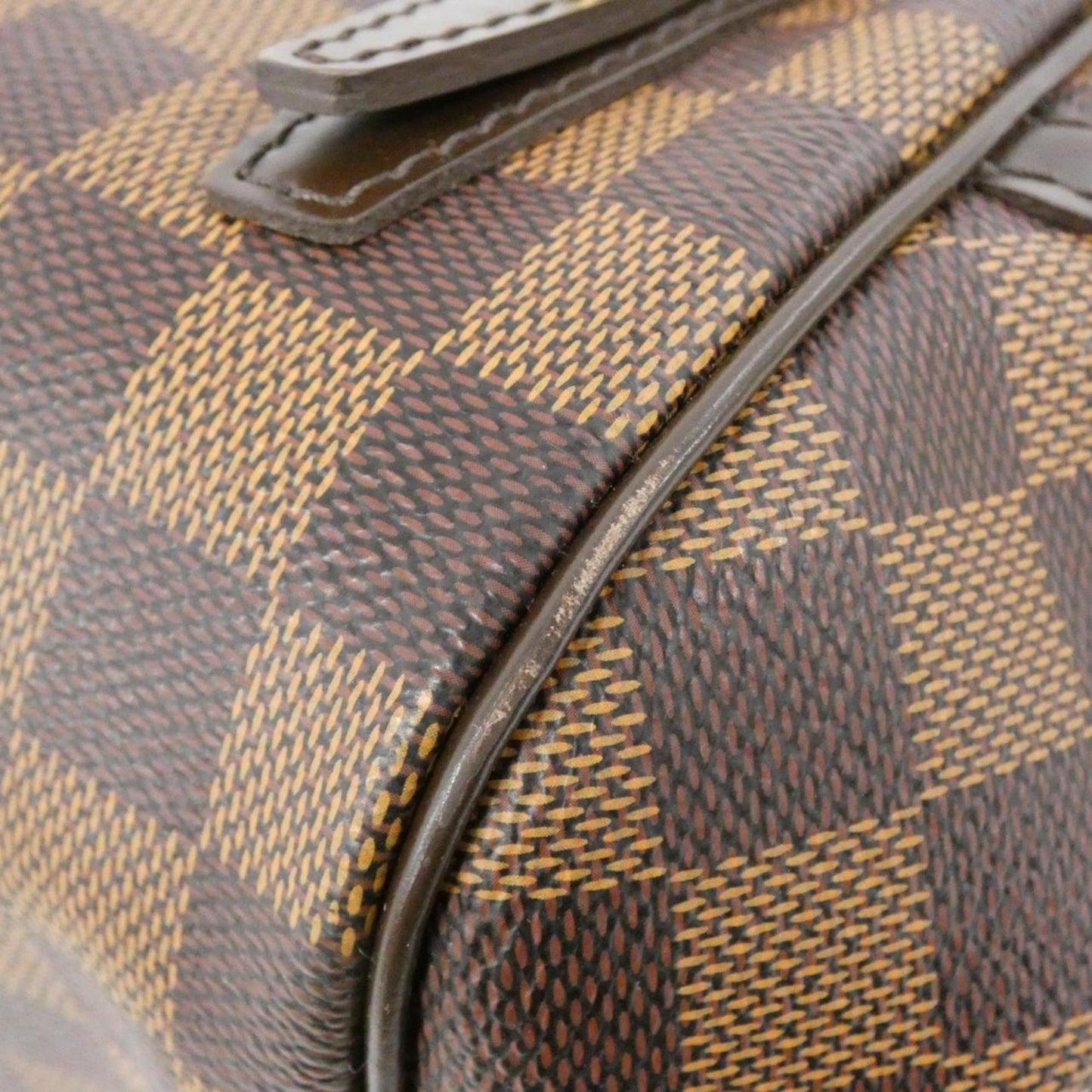 Louis Vuitton Rivington, Brown, Canvas, shoulder