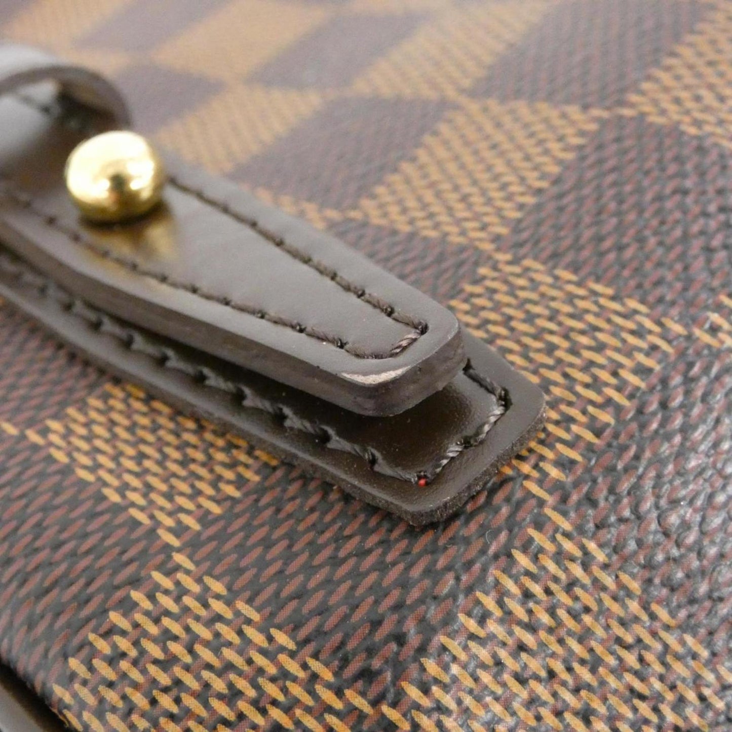 Louis Vuitton Rivington, Brown, Canvas, shoulder