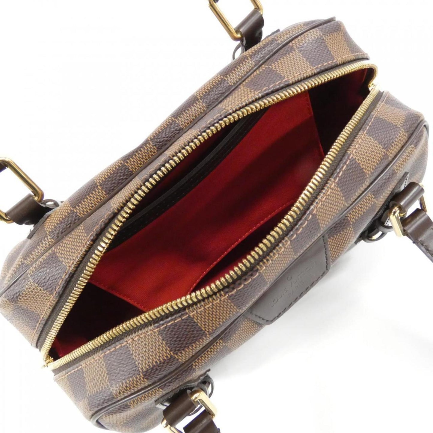 Louis Vuitton Rivington, Brown, Canvas, shoulder