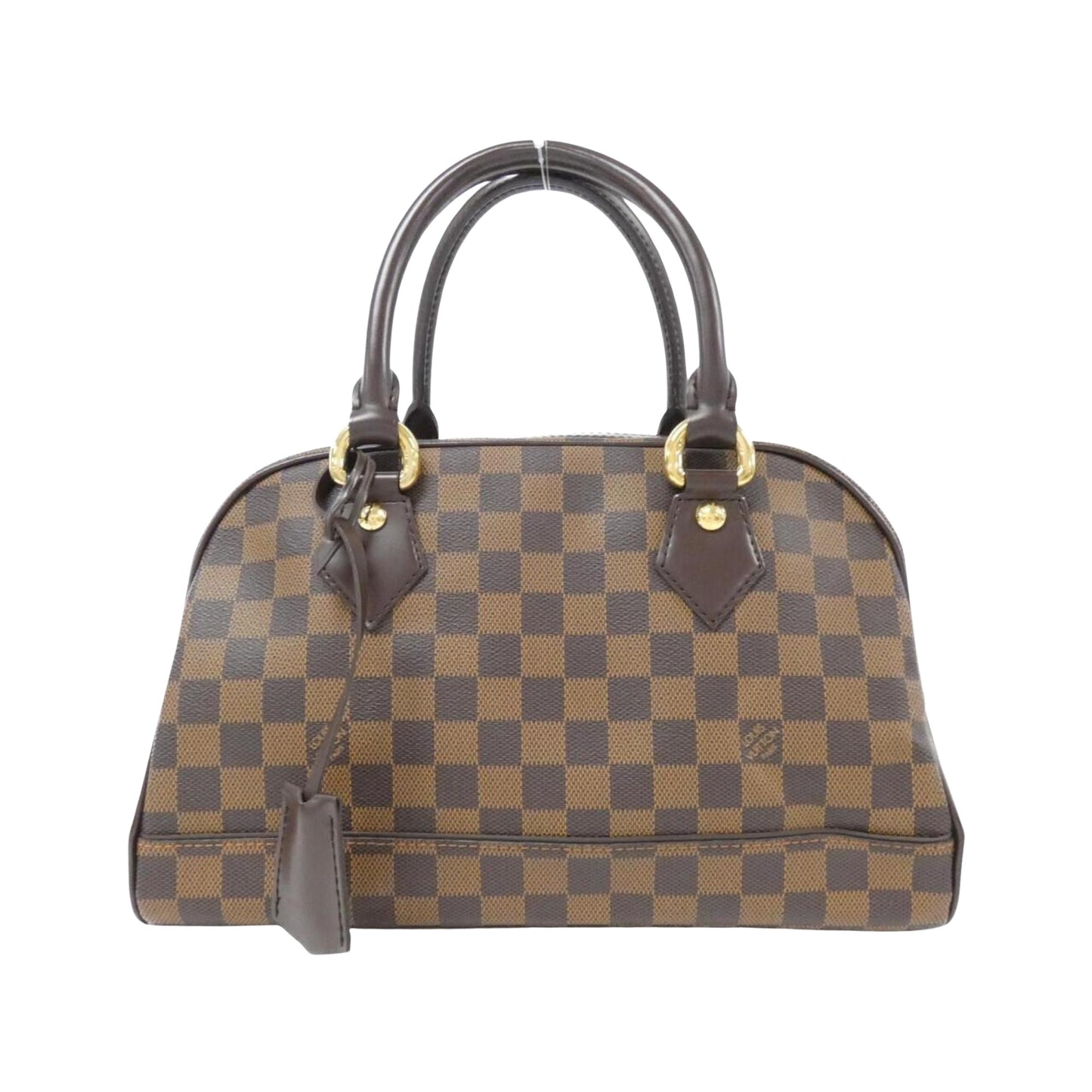 Louis Vuitton Duomo, Brown, Canvas, handbag