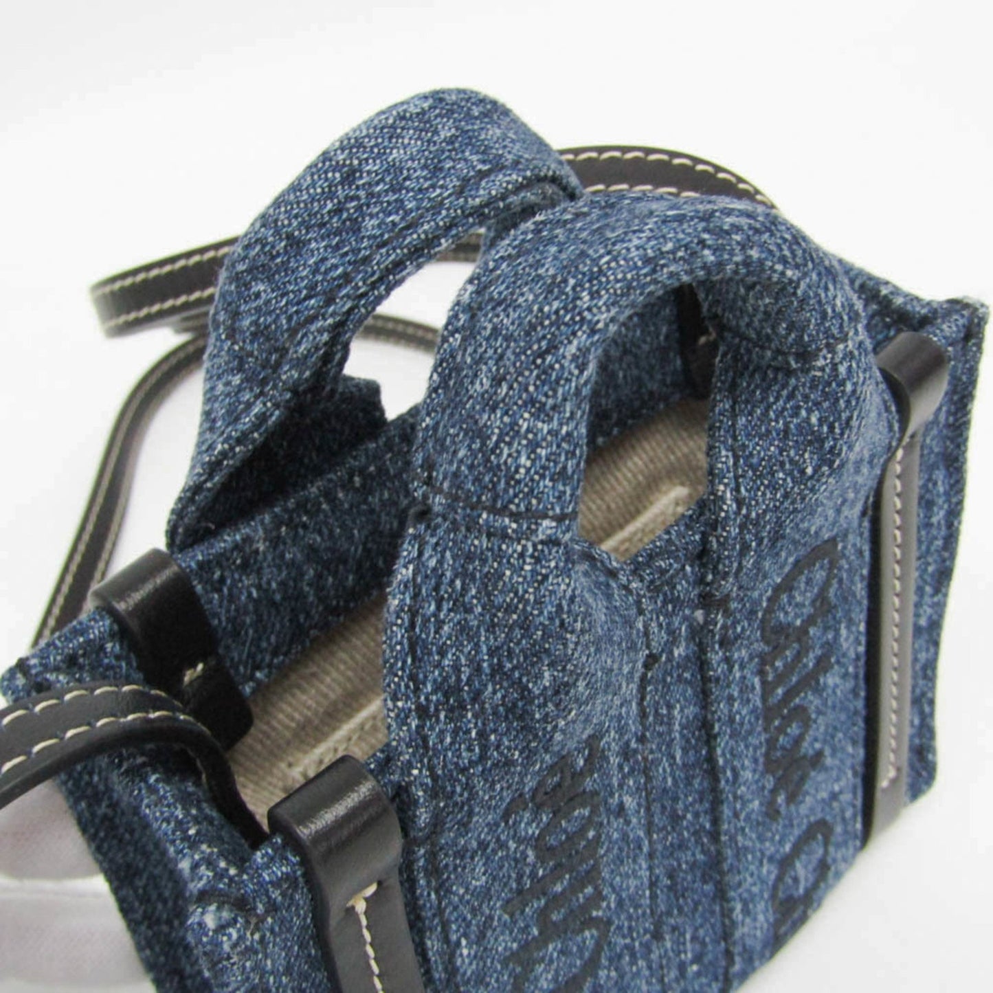 Chloé Woody, Blue, Denim - Jeans, handbag