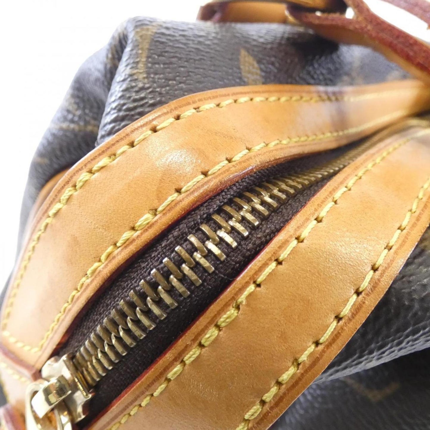 Louis Vuitton Stresa PM, Brown, Canvas, shoulder
