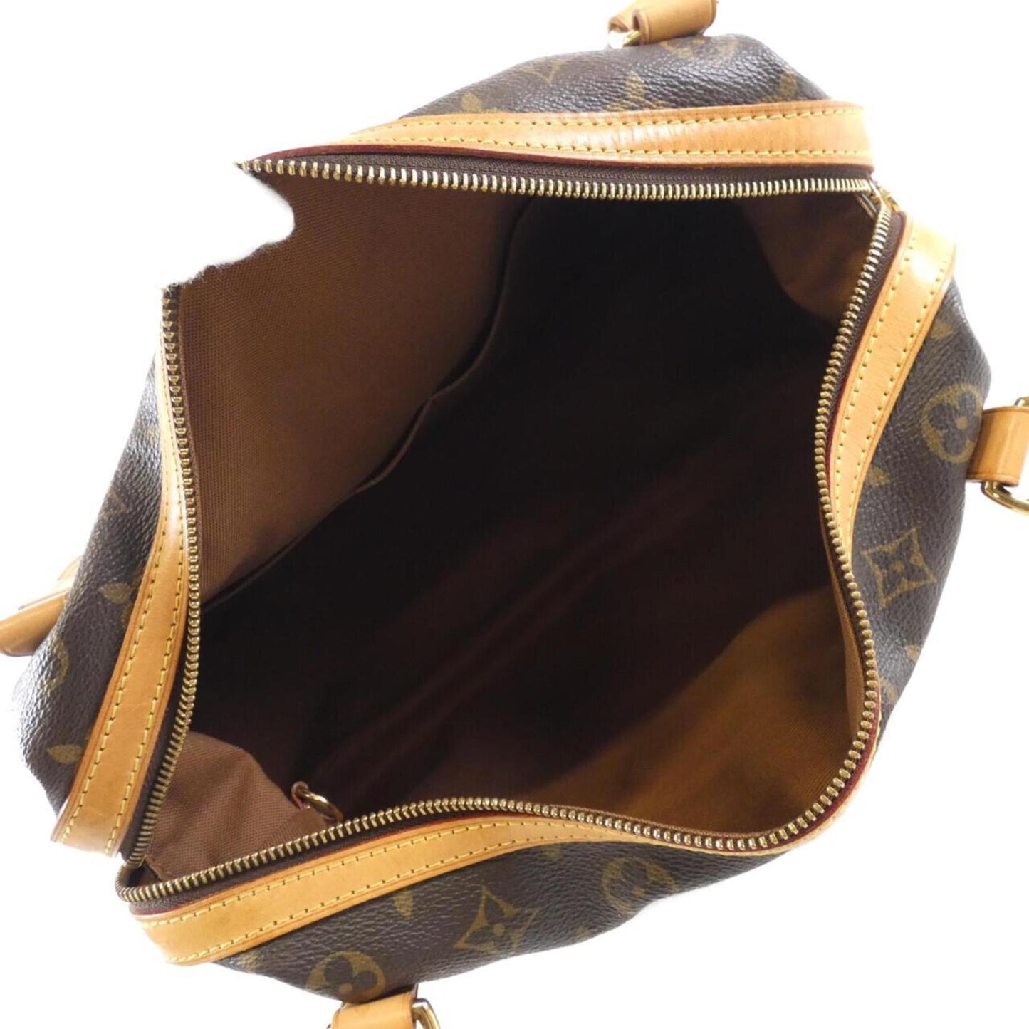 Louis Vuitton Stresa PM, Brown, Canvas, shoulder
