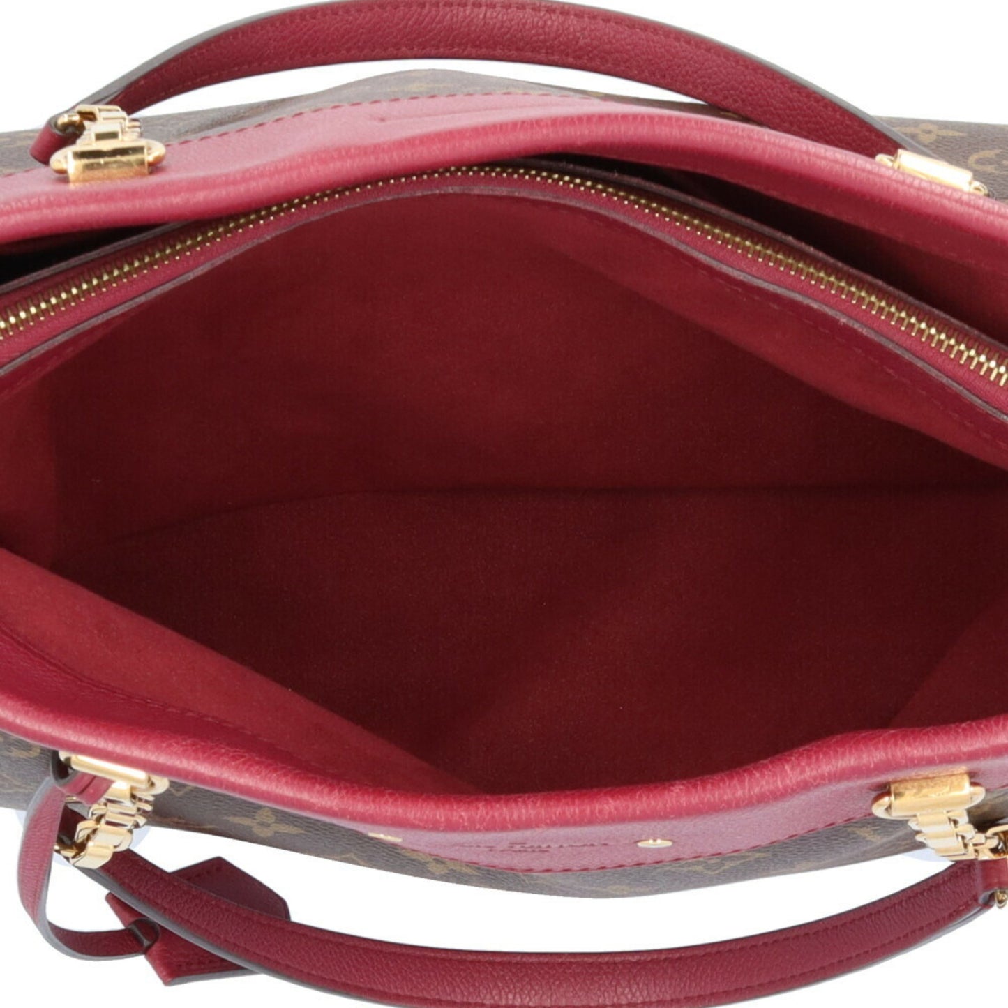 Louis Vuitton Pallas, Brown, Canvas, shoulder