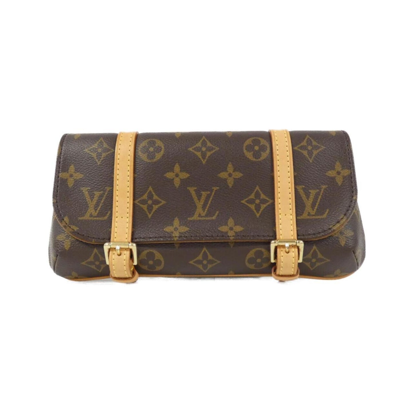 Louis Vuitton Marelle, Brown, Canvas, shoulder