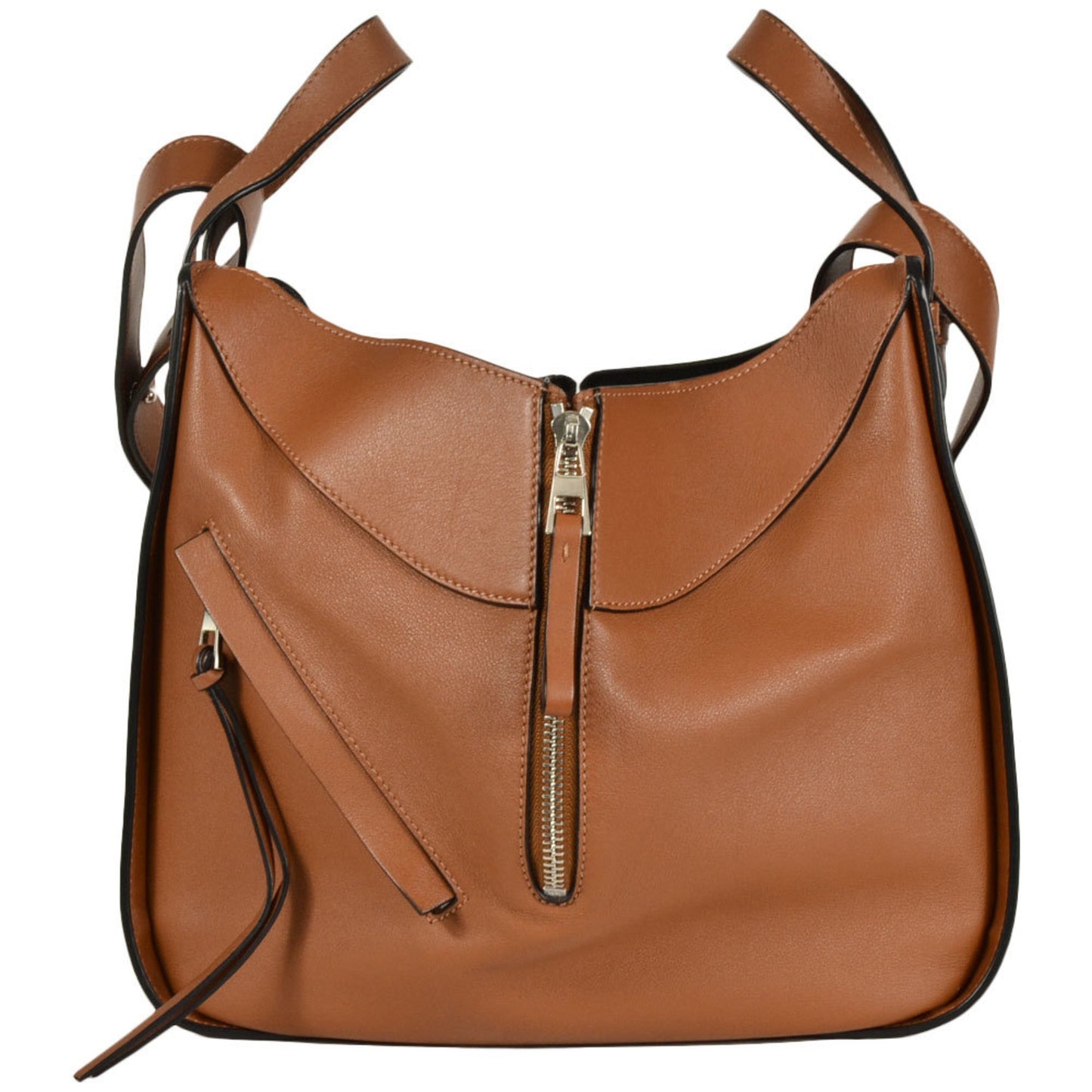 Loewe Hammock, Brown, Leather, handbag