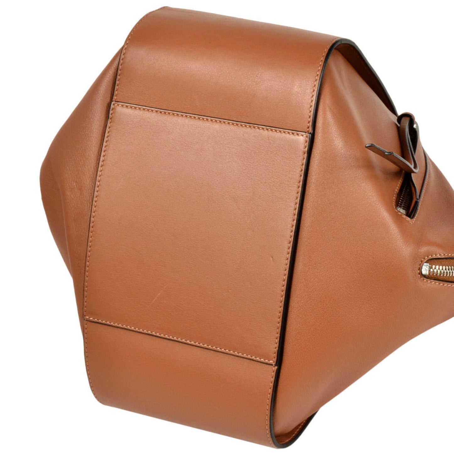 Loewe Hammock, Brown, Leather, handbag