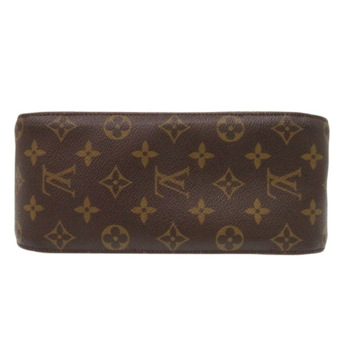 Louis Vuitton Looping MM, Brown, Canvas, shoulder
