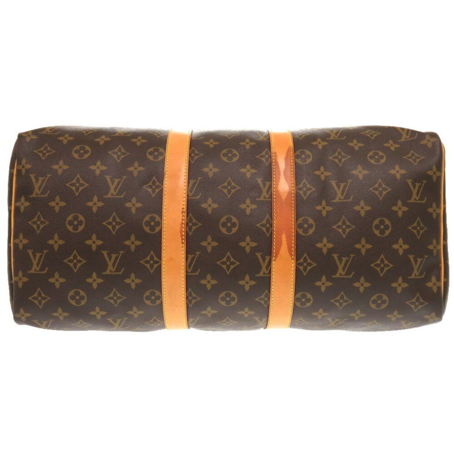 Louis Vuitton Keepall 45, Brown, Canvas, travel