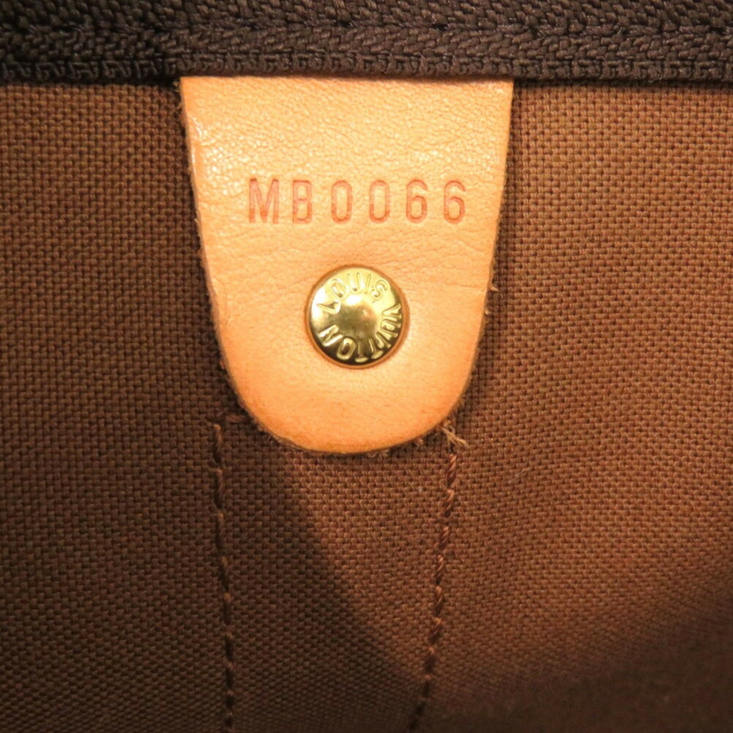 Louis Vuitton Keepall 45, Brown, Canvas, travel