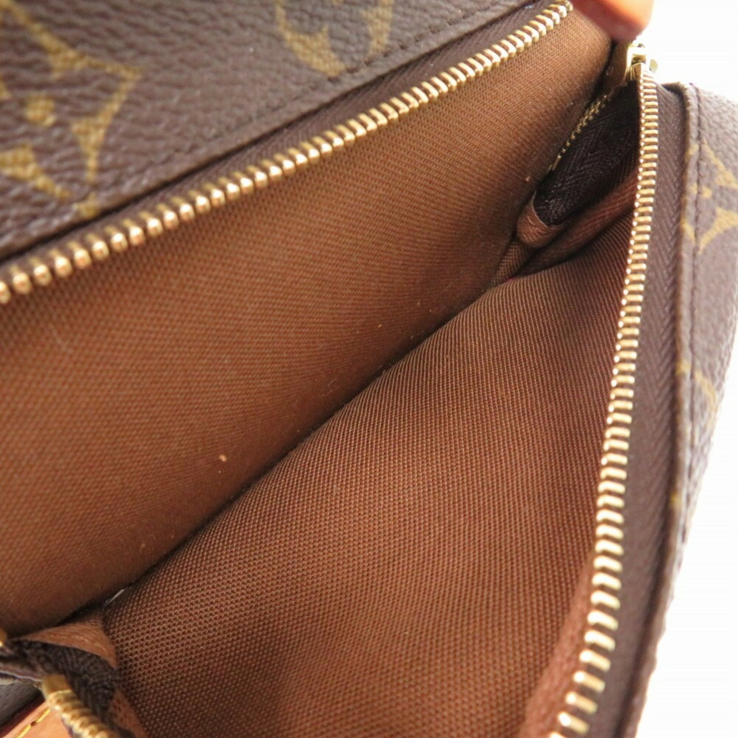 Louis Vuitton Montsouris MM, Brown, Canvas, backpack