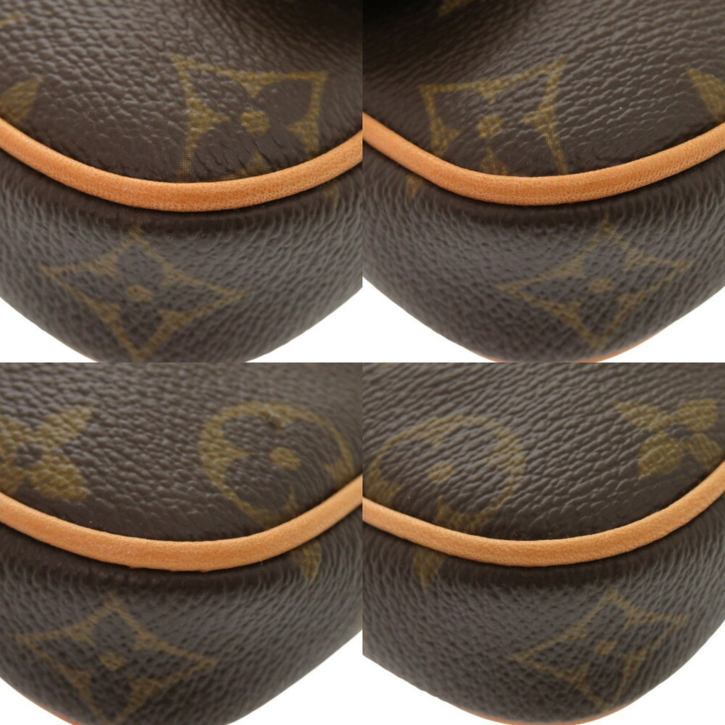Louis Vuitton Cancun, Brown, Canvas, clutch