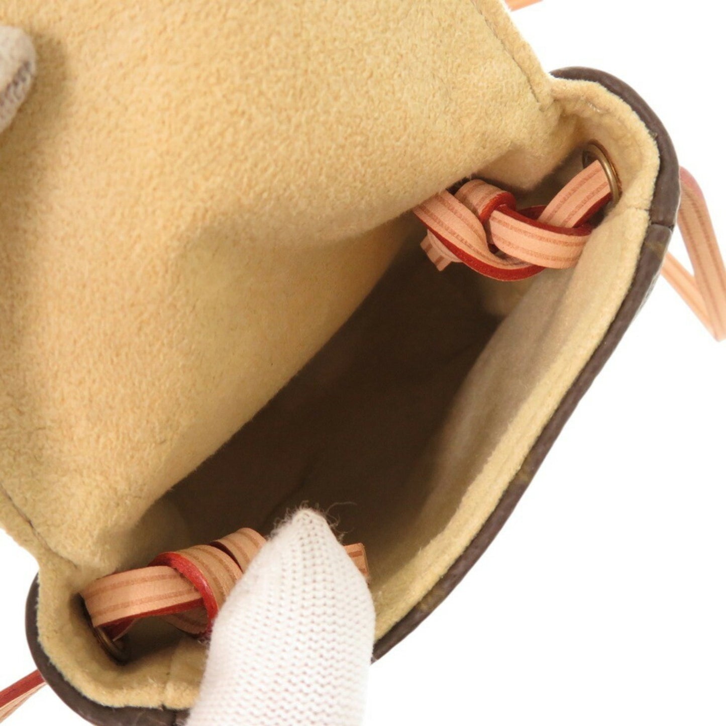 Louis Vuitton Cancun, Brown, Canvas, clutch