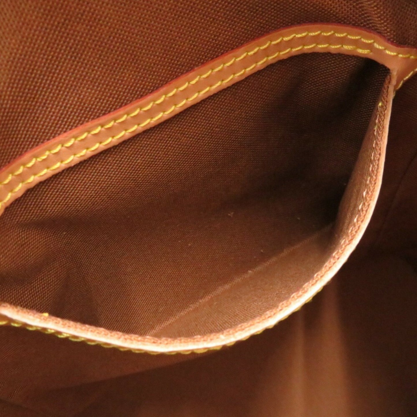 Louis Vuitton Montsouris MM, Brown, Canvas, backpack