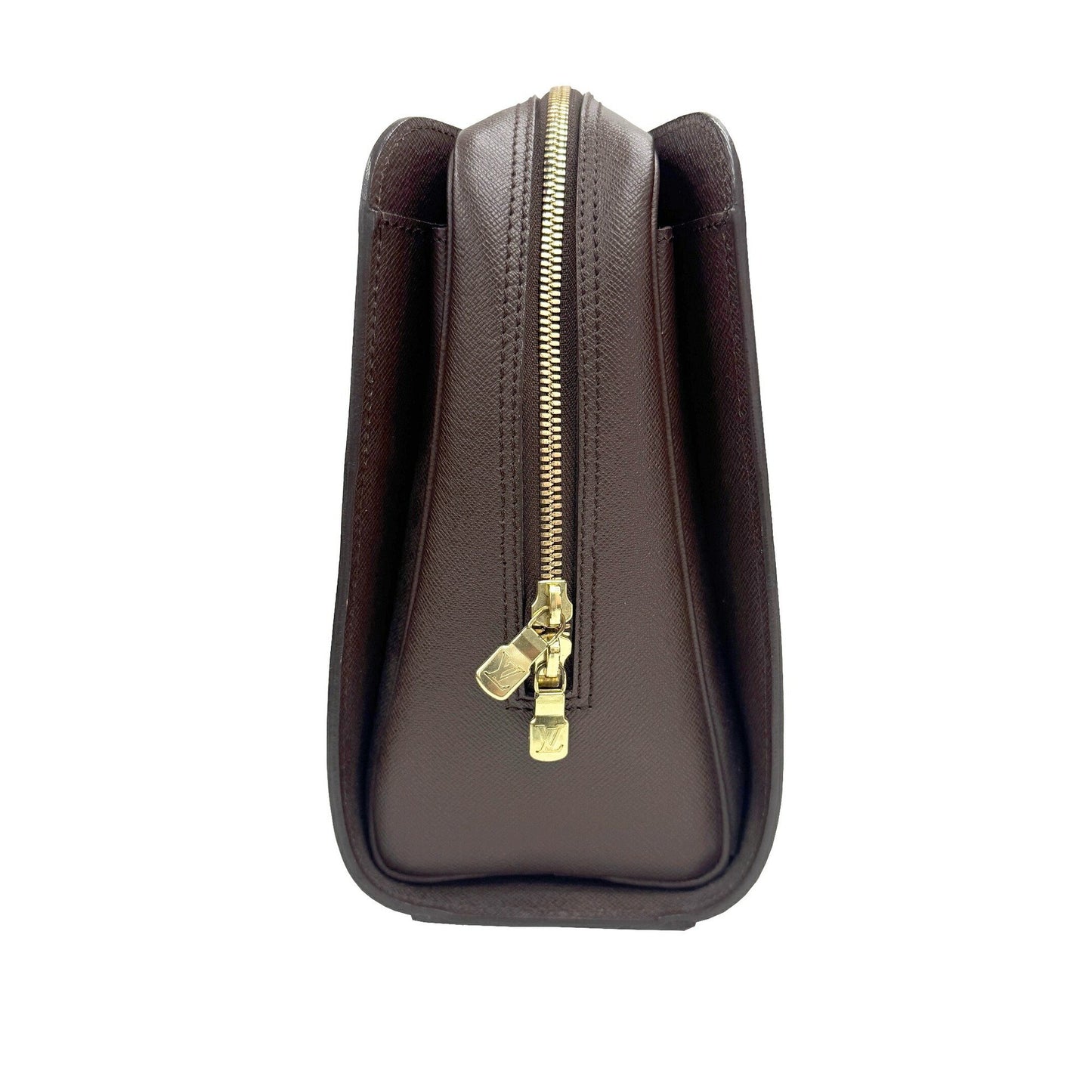 Louis Vuitton Triana, Brown, Canvas, handbag