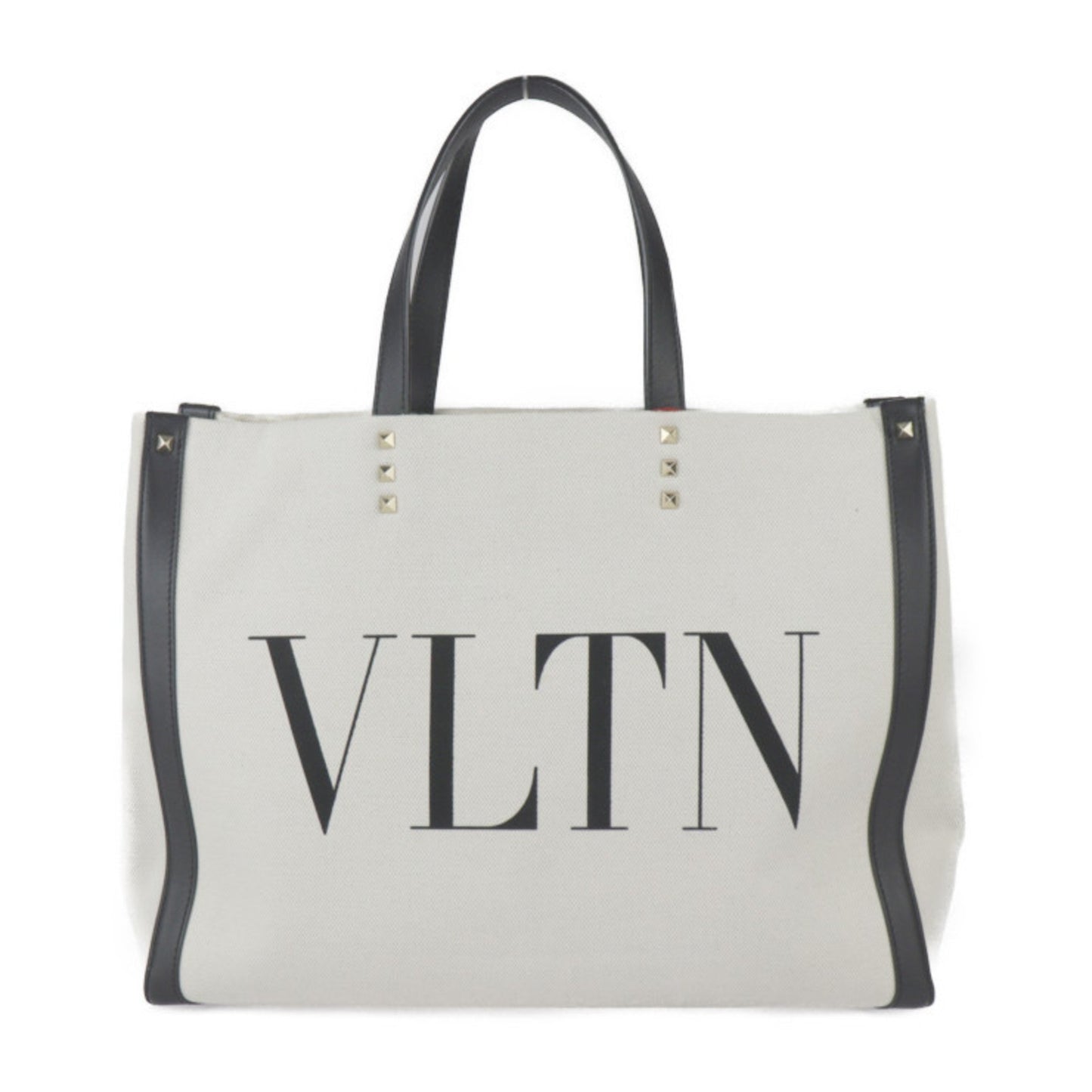 Valentino Garavani VLTN, White, Canvas, tote