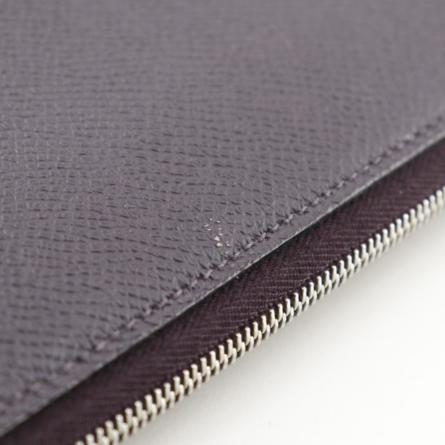 Hermès, Purple, Leather, wallet