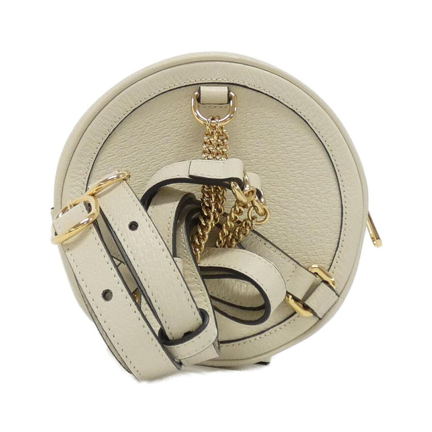 Gucci Ophidia, White, Leather, clutch