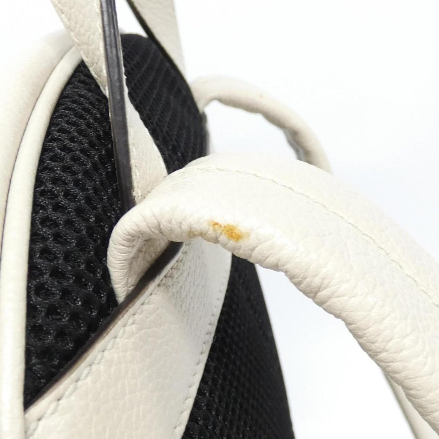 Gucci Gucci Print, White, Leather, backpack